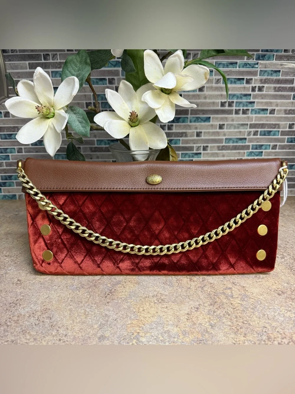NWT Hammitt Monarch Velvet purse